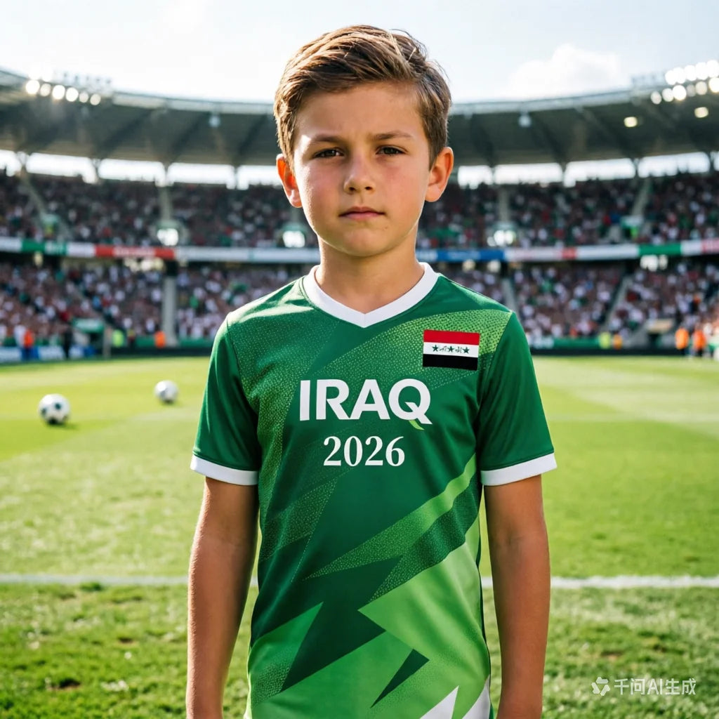 Iraq T Shirts Soccer Jersey For Kids 2026