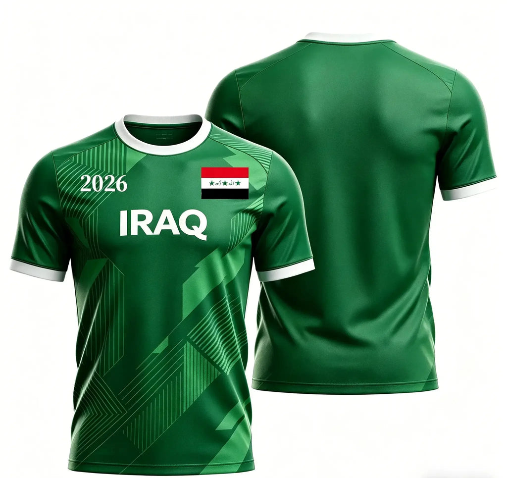Iraq Style 2026 Special Fan Jersey Green