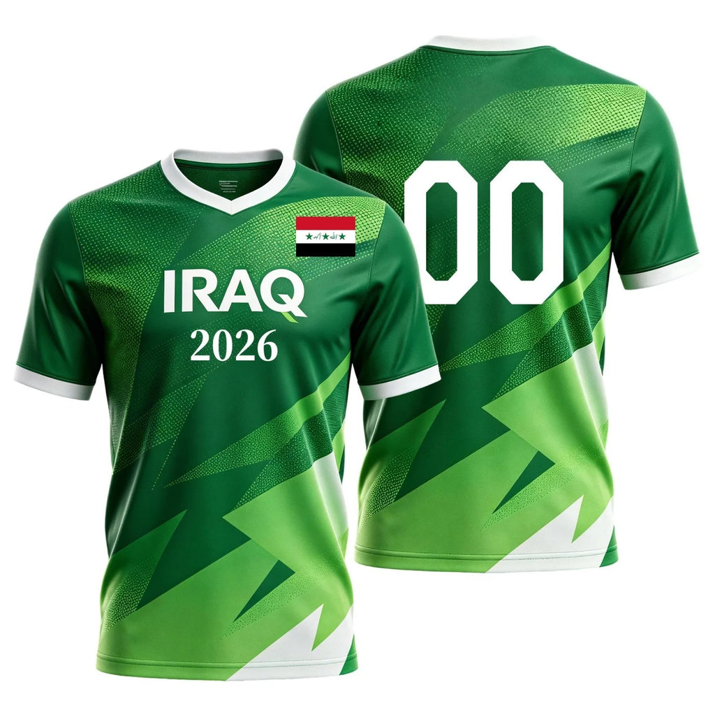 Iraq T Shirts Soccer Jersey For Kids 2026