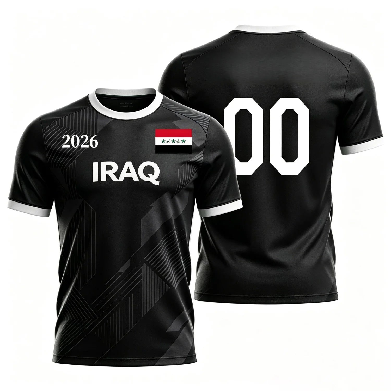 Iraq T Shirts Soccer Jersey For Kids 2026