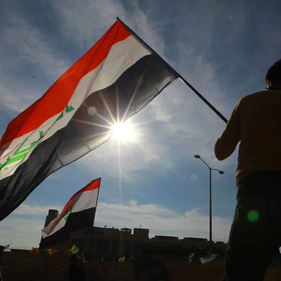 Iraq Flag Activity Decorative National Banner 90x150cm 3X5 Fts