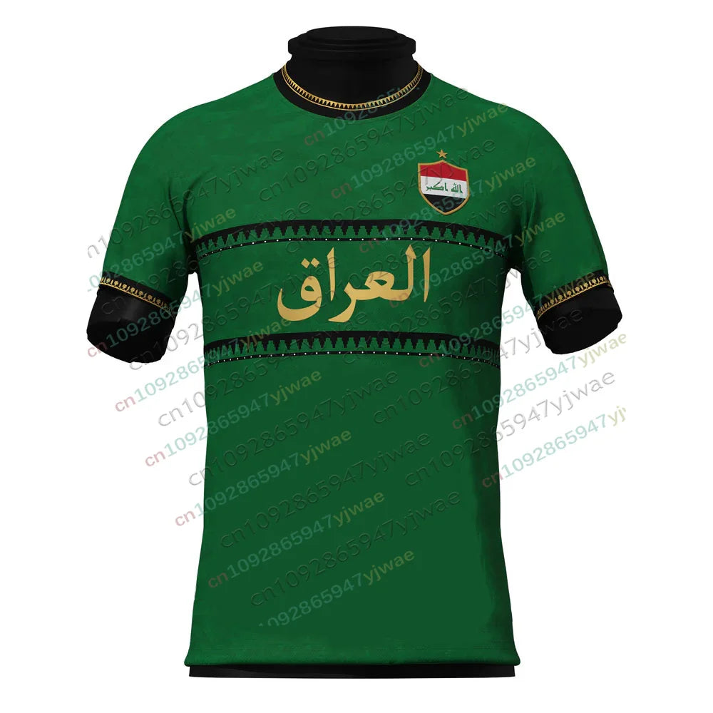 2026 Iraq Heritage Football Jersey Breathable