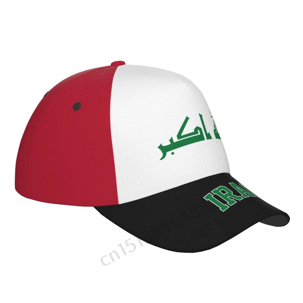 Iraq Flag 3D Soccer Hats