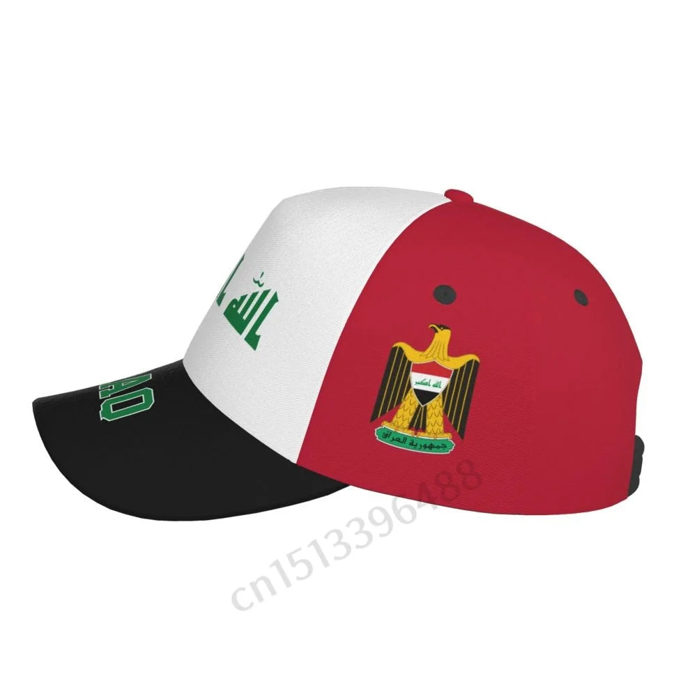 Iraq Flag 3D Soccer Hats