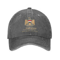 Iraq Flag On Iraqi Emblem In Golden Casual Baseball Cap For Men Women